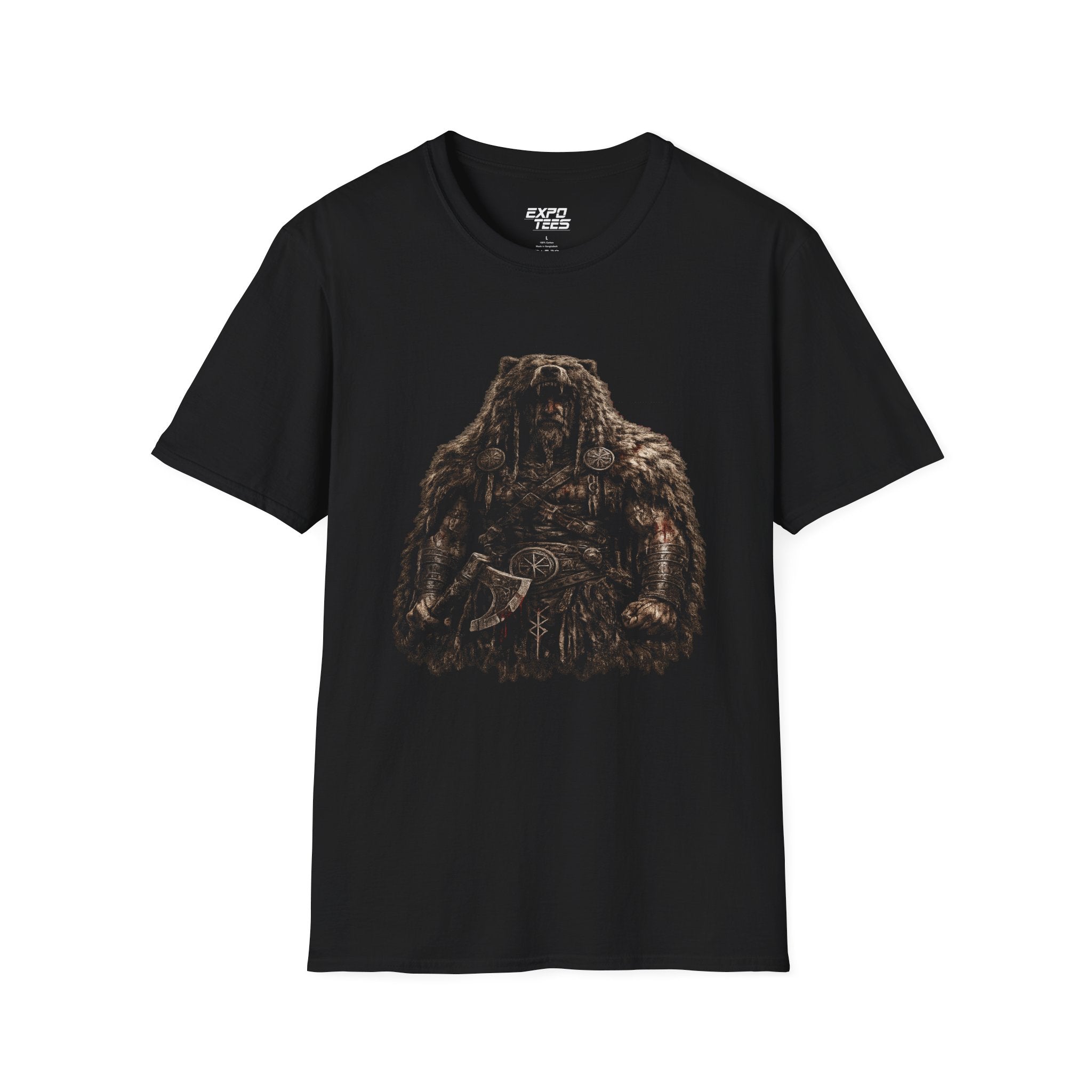 Viking Berserker T-Shirt — Dark Norse Warrior Graphic Tee