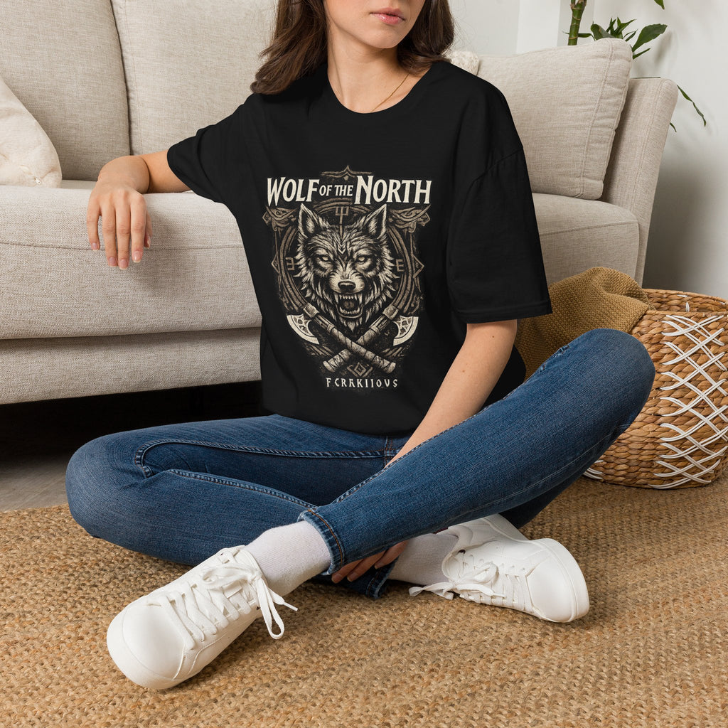 Wolf of the North T‑Shirt — Rustic Wolf Graphic Tee